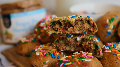 Almond Butter Sprinkle Cookies