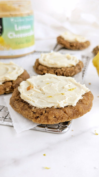 Lemon Cheesecake Protein Cookies