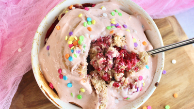 Strawberry Poptart Baked Oats