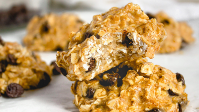 Banana Oatmeal Protein Cookies