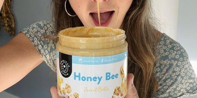 Honey Bee Peanut Butter Banana Shake