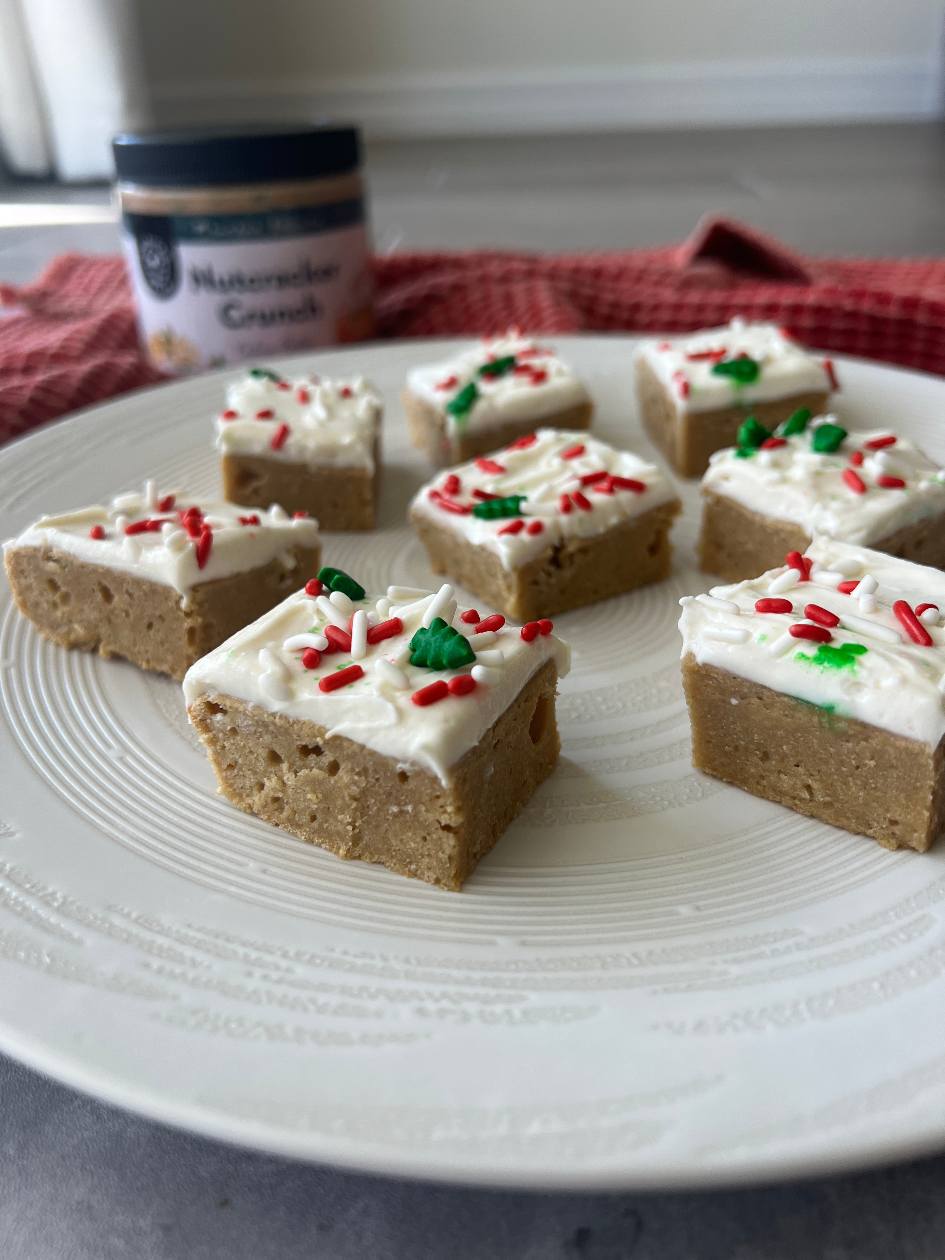 Nutcracker Crunch Blondies