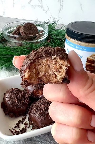 Naughty or Nice (Brookie) Protein Truffles