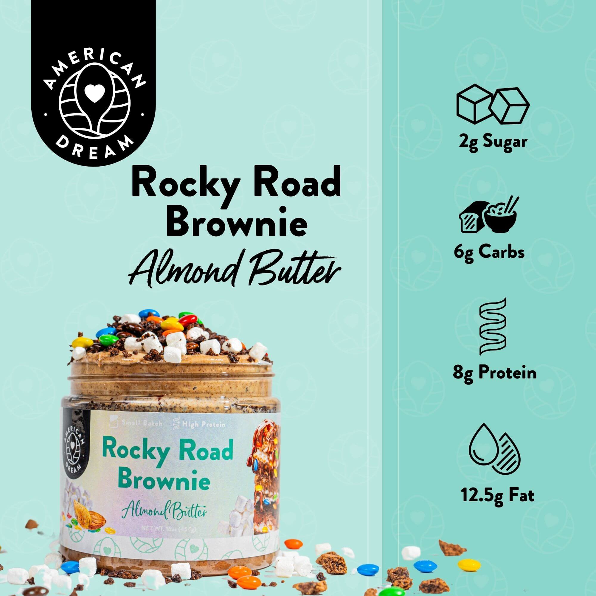 Rocky Road Brownie Almond Butter