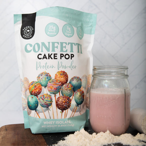 Confetti Cake Pop Protein Powder