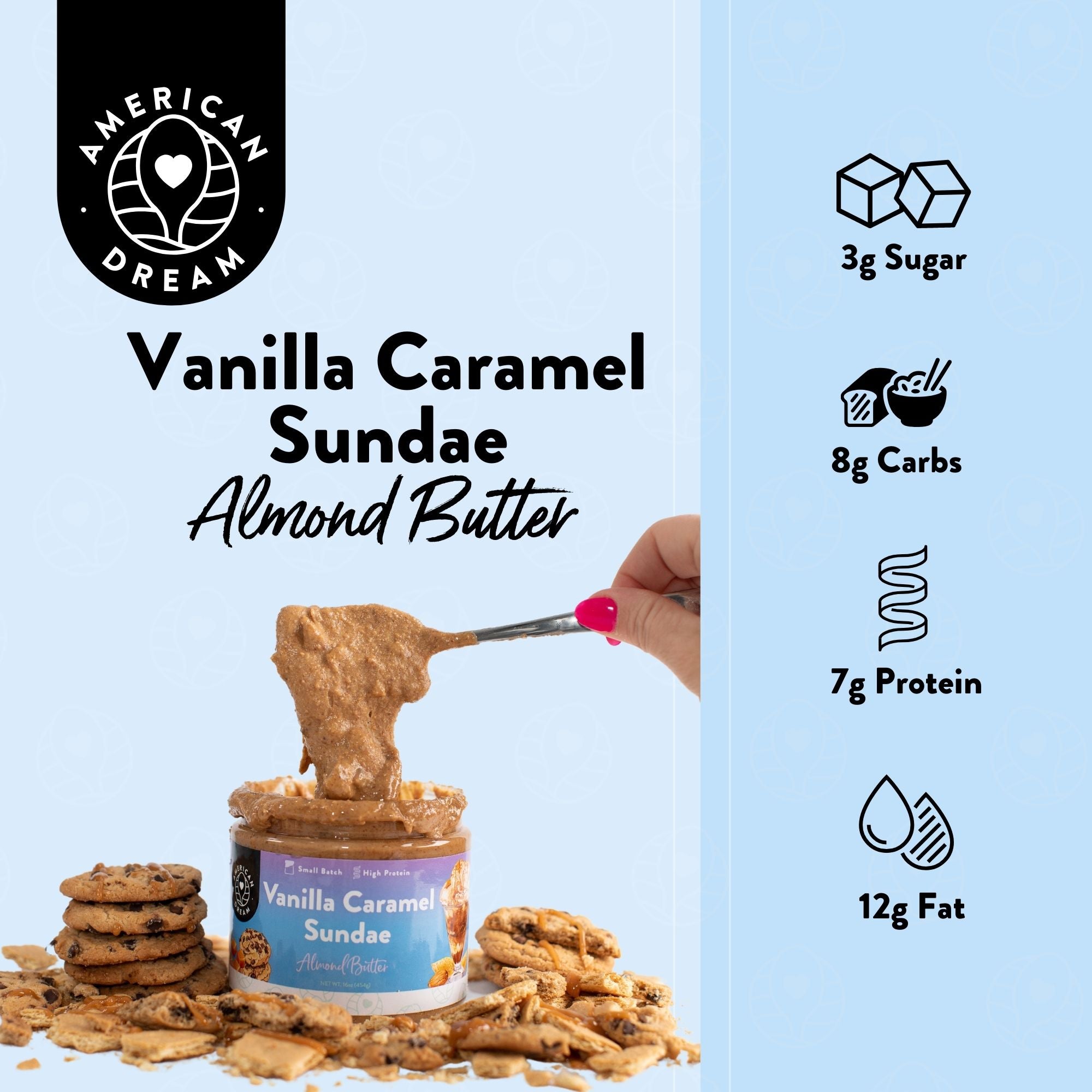 Vanilla Caramel Sundae Almond Butter