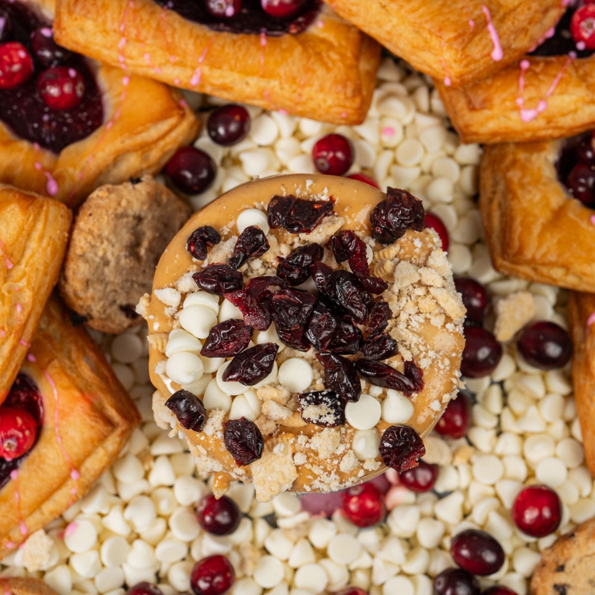 Cranberry Dream Bars Peanut Butter