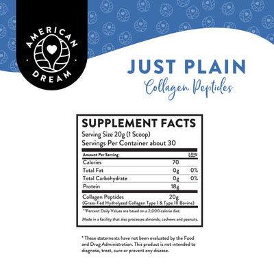 Just Plain Collagen Peptides