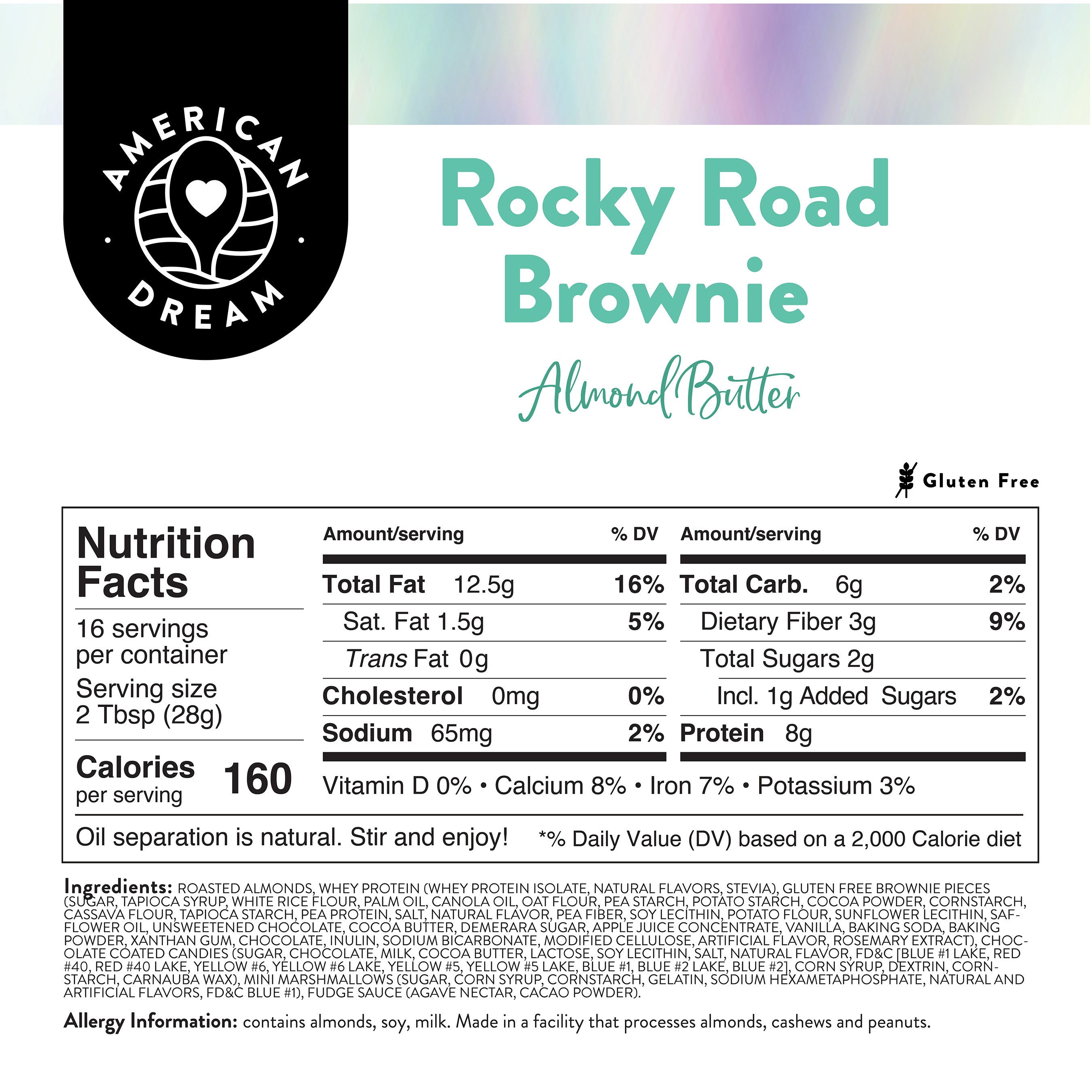 Gluten-Free Rocky Road Brownie Almond Butter