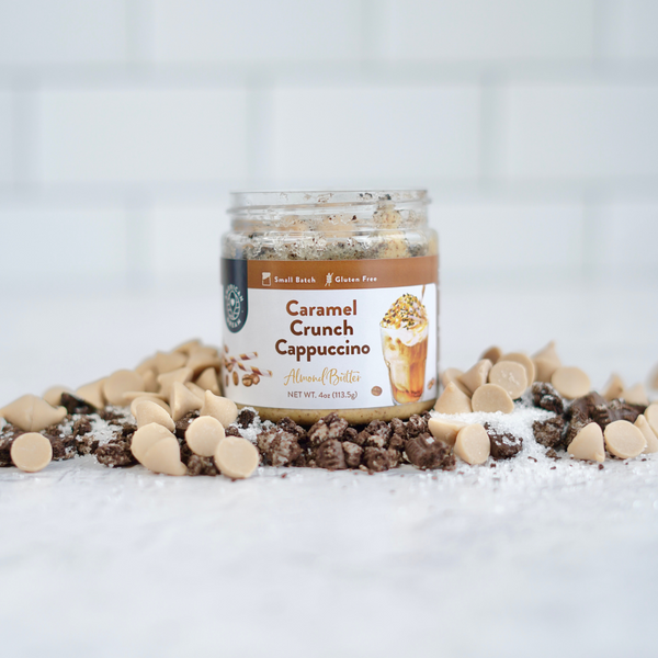 Baby Butter 4oz Gluten-Free Caramel Crunch Cappuccino Almond Butter